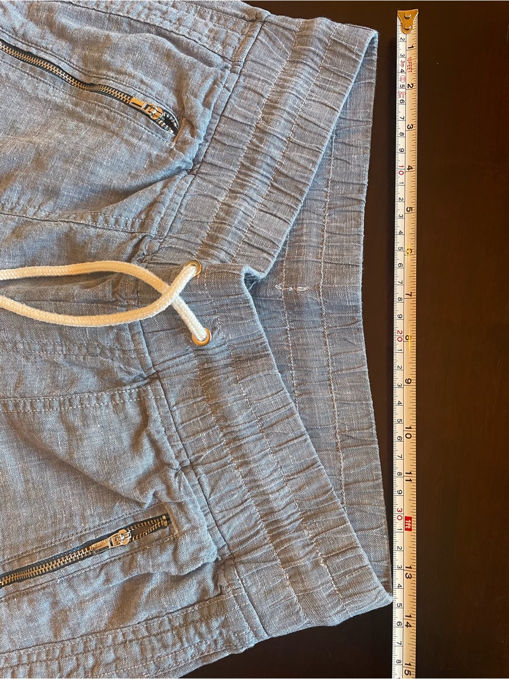 Athleta Linen Cabo Wide Leg pant - Sz 4 - Picture 5 of 8